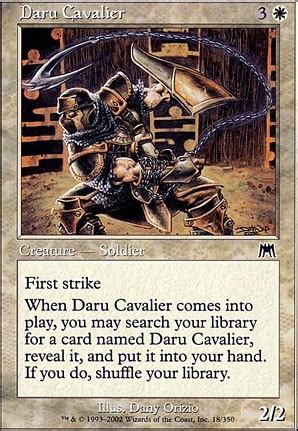 Daru Cavalier Onslaught Foil Card Kingdom