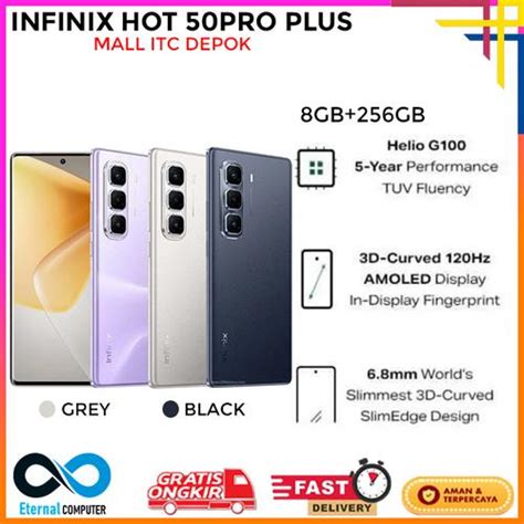 Jual INFINIX HOT PRO PLUS GB GB GARANSI RESMI INFINIX INDONESIA BLACK UNIT Kota Depok