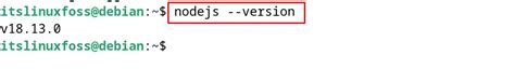 Installing Node Js Via Package Manager On Debian Its Linux Foss
