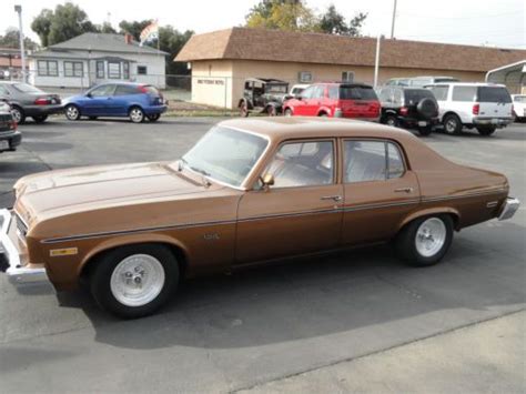 Buy Used 1974 Chevrolet Nova Base Sedan 4 Door 57l In Gridley