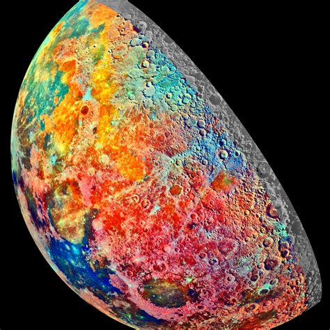 Moon Image Construct from the Galileo Imaging System by NASA – Bentley ...