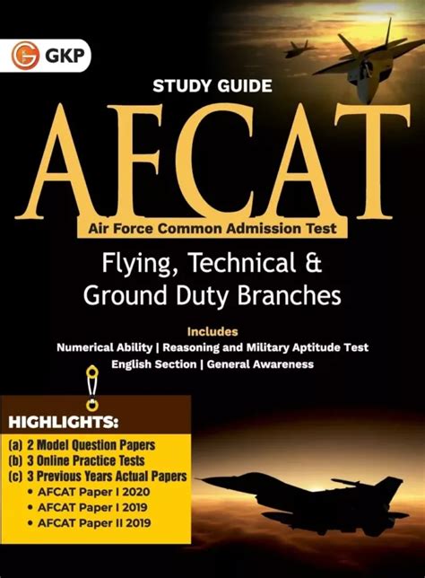 Buy Afcat Air Force Common Admission Test Guide For Flying