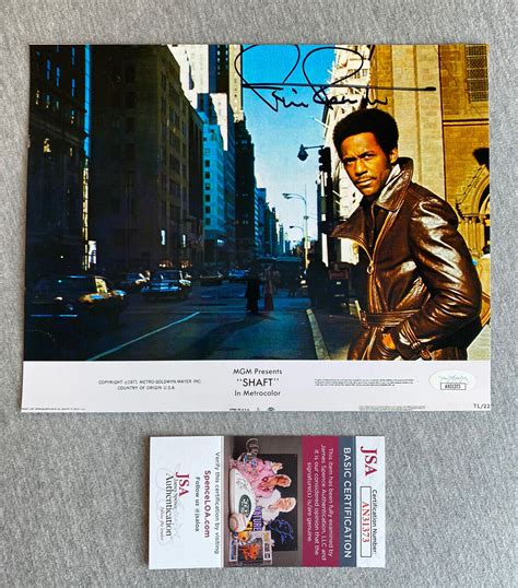 Richard Roundtree Autograph 8x10 Movie Poster Photo 1971 Shaft Jsa