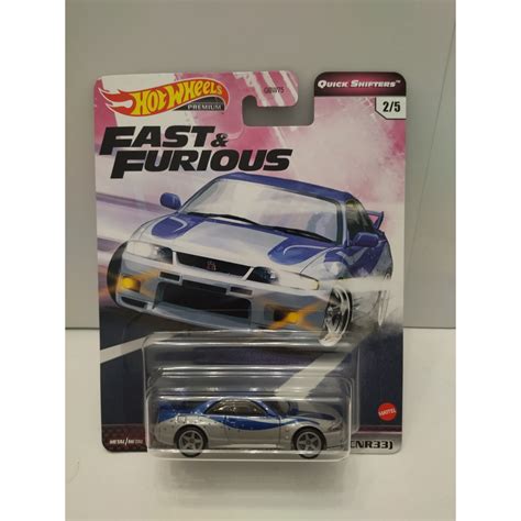 NISSAN SKYLINE GT R BCNR33 FAST FURIOUS 2 5 QUIC SHIFTERS 1 64 HOT WHEELS PREMIUM BCN STOCK CARS