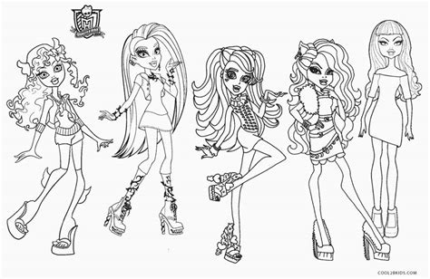 Coloriage De Monster High Cleo De Nile Haut Coloriage Hd Images Et