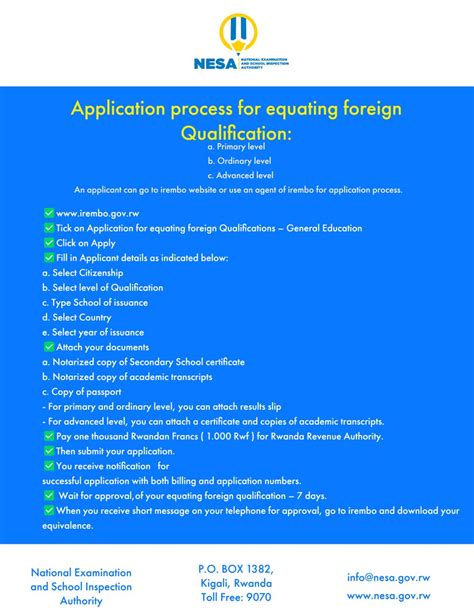 NESA Rwanda On Twitter Want To Have Your Foreign Qualifications