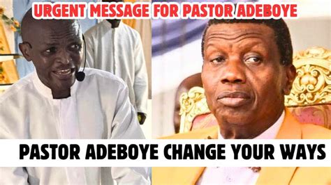 Another Powerful Prophecies From God To Pastor Adeboye Prophet Ezekiel