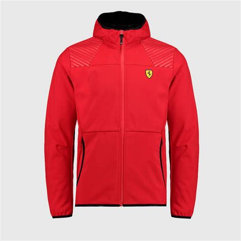 Giacca Adulto Uomo Scuderia Ferrari Softshell Rosso Motorsport Maranello