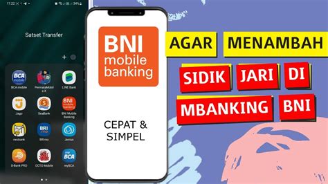 Cara Membuat Sidik Jari Di Mbanking BNI YouTube