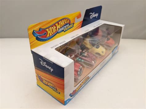 Hot Wheels Racerverse Disney Pack Mickey Vanellope Stitch Hiro New Ebay