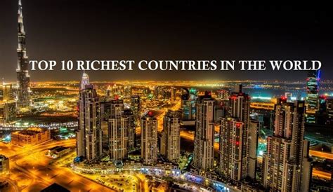 Top 50 Richest Countries