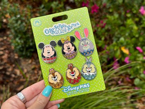 Easter Eggstravaganza 2024 Pin Set Featuring Judy Hopps Mickey And