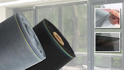 Charcoal Black Fiberglass Mesh For Window Screen Porch And Patio Shade