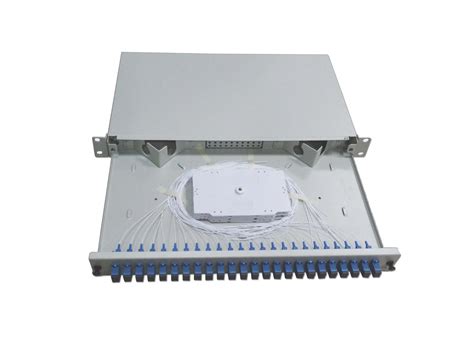 Optic Distribution Frame Cabinet Fiber Patch Panel 12 24 Port Core