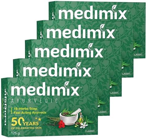 Medimix Classic 18 Herbs Soap 125g X 5 Units Buy Online At Best Price