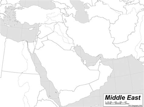 Blank Map Middle East With Other Areas | Maps | Middle East Map - Middle East Outline Map ...