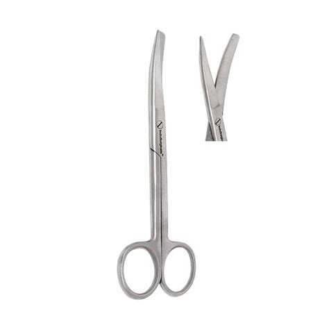 IndoSurgicals Dressing Scissors Curved Blunt Sharp Manufacturer