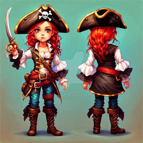 Little Pirate Girl By Ran66art On Deviantart