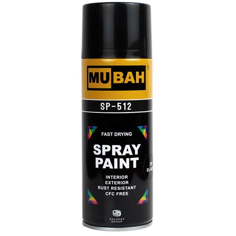 Black Spray Paint Mubah Black Colour Spray Paint Darazpk