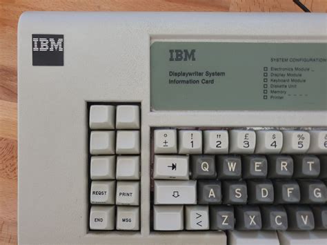 Ibm Model B 6580 Displaywriter Keyboard