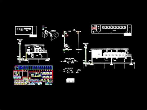 Subestacion De Entrada De Energia En Autocad Librer A Cad