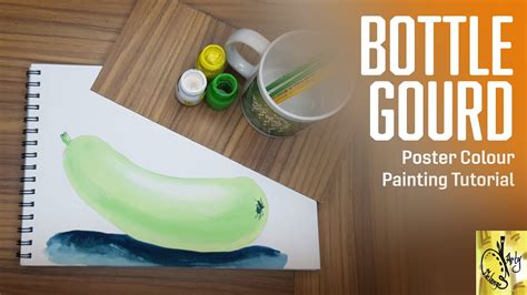 How To Make An Easy Bottle Gourd Painting Tutorial Object Drawing And