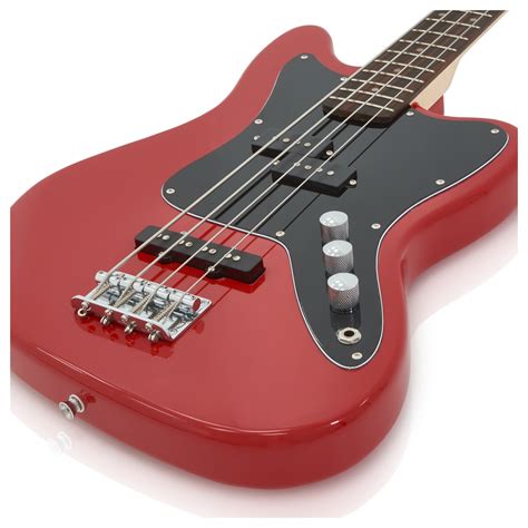 Seattle Bass Guitar By Gear4music Gala Red B Stock At Gear4music