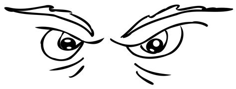 Angry Eyebrows Cliparts Free Download On Clipartmag