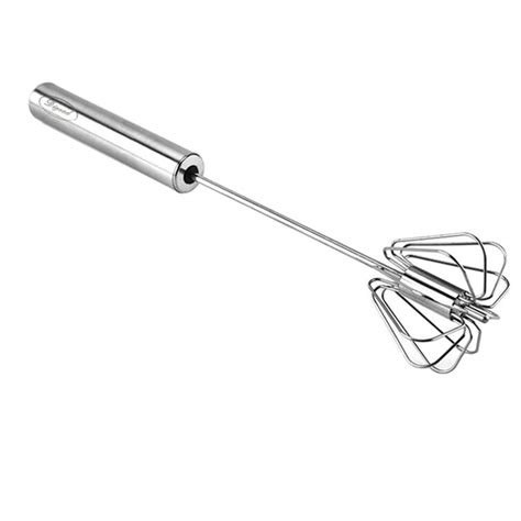 Buy Digead Stainless Steel Egg Whisk Hand Push Rotary Whisk Blender