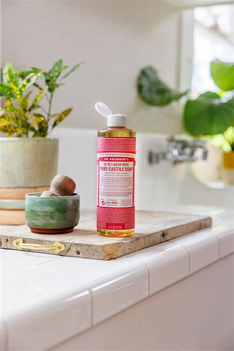 Dr Bronners Pure Castile Liquid Soap Rose 473ml