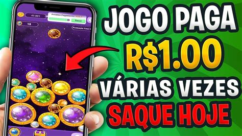 JOGO PAGANDO via PIX e PAGBANK na HORA Saque R 1 00 Várias Vezes App