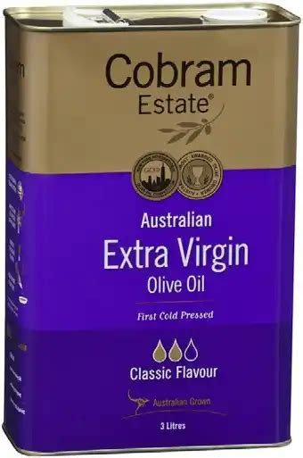 Cobram Estate Australian Extra Virgin Olive Oil 3 Litre Offer At Coles