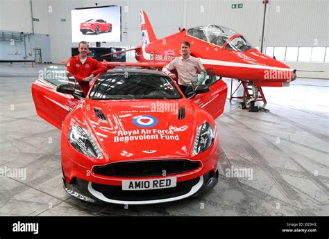 Red Arrows Red 8 Pilot Flight Lieutenant Mike Bowden Left And