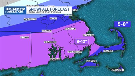 SNOW MAP: How much snow will Boston get from Tuesday’s nor’easter ...