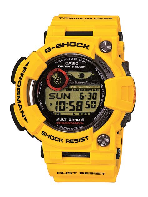 Casio G Shock 30th Anniversary Limited Edition Lightning Yellow Watches