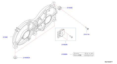 Nissan Altima Automatic Transmission Oil Cooler Hose 21635 3JA0A