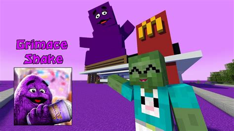 Minecraft Animation Grimace Shake YouTube