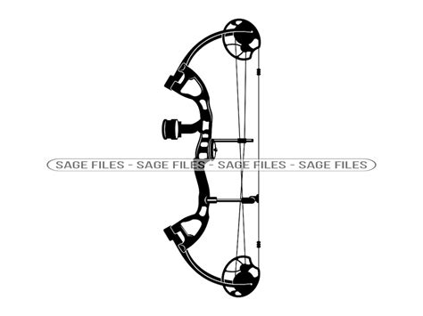 Compound Bow Svg Bow Svg Archery Svg Compound Bow Clipart Compound