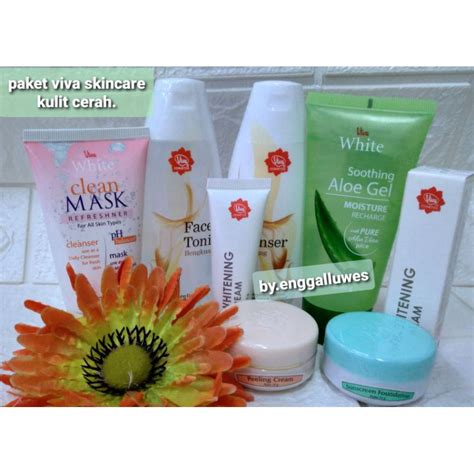 Jual Paket Viva Skincare Kulit Cerah Peeling Diganti Moist Cream