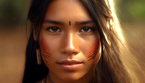 Native American Female Facial Features