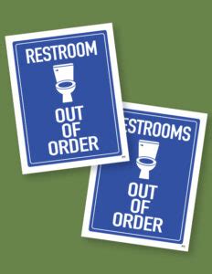 Out Of Order Signs Free Printable Signs Printabulls