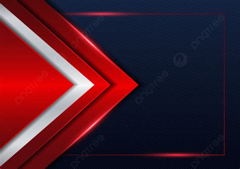 Abstract Template Red Shiny And Silver Triangle Overelapping On Dark