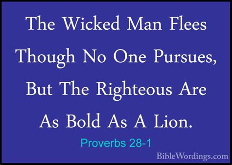 Proverbs 28 Holy Bible English BibleWordings