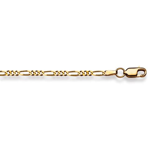 Halsketten Figaro 18K Gold Online Kaufen Natsumi Schmuck