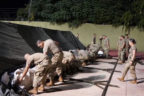 430th Quartermaster Company installs showers, laundry units during ...