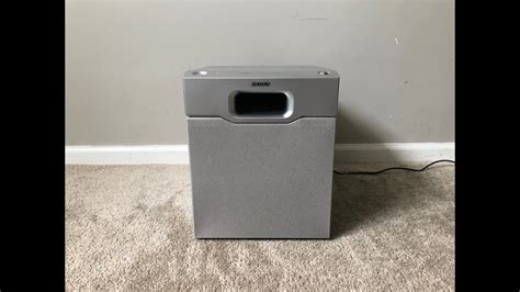 Sony Sa Wmsp Home Theater Powered Active Subwoofer Youtube