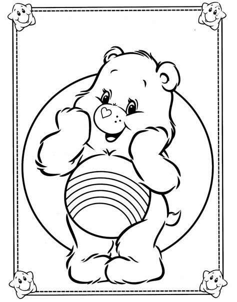Desenhos Para Imprimir Ursinhos Carinhosos - 8