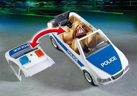 Playmobil City Action Pas Cher Voiture De Police Avec Lumi Res