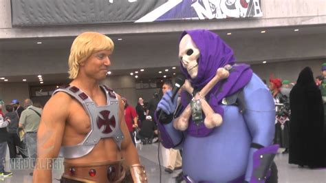 SKELETOR Meets HE-MAN! Masters Of The Universe Cosplay - YouTube