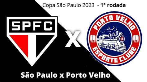 São Paulo x Porto Velho hoje Copinha 2023 Data horário e onde